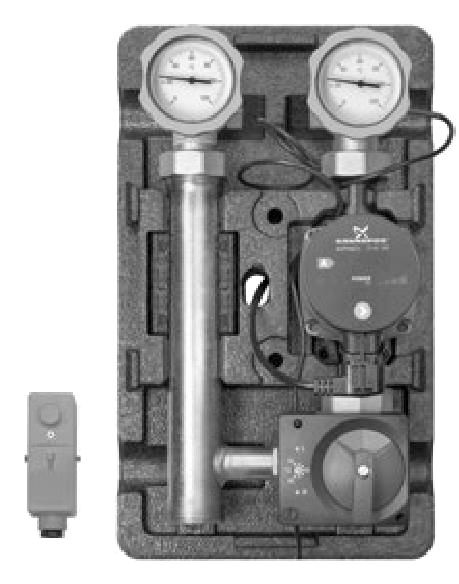 Насосная группа Meibes MK 1" электронный термостат 20-80С без насоса (ME 45 890.5 EA RU)