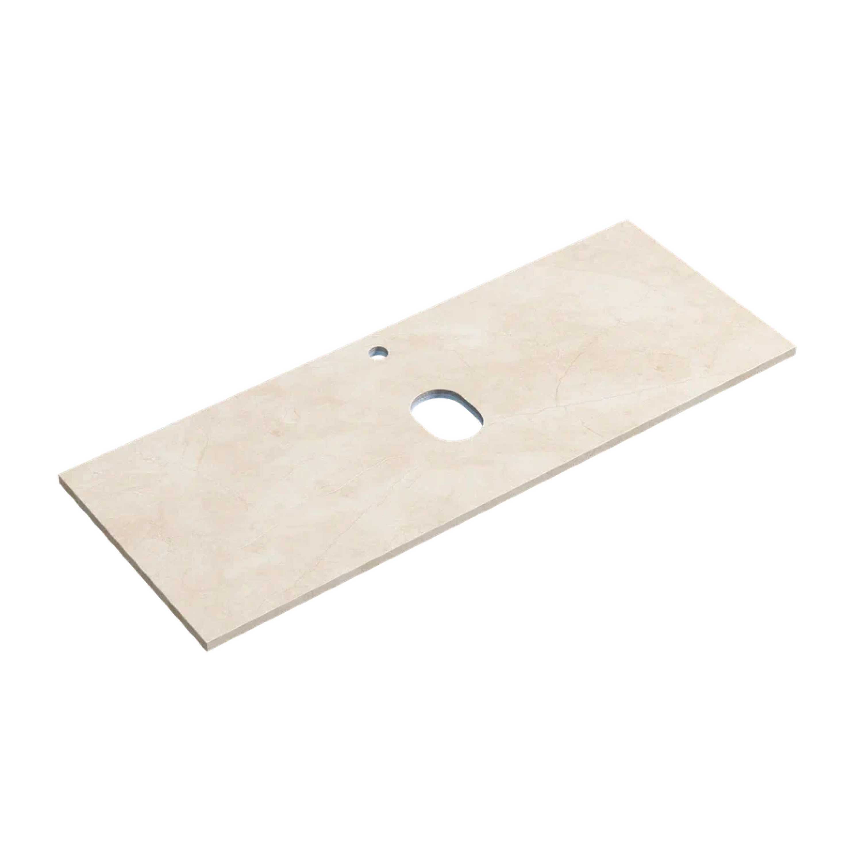 Столешница для ванной комнаты SANCOS 1200х460, цвет kreman, арт. TT120A2X