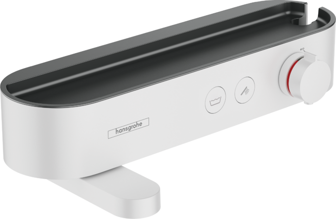 Термостатический смеситель для ванны Hansgrohe ShowerTablet Select матовый белый 24340700