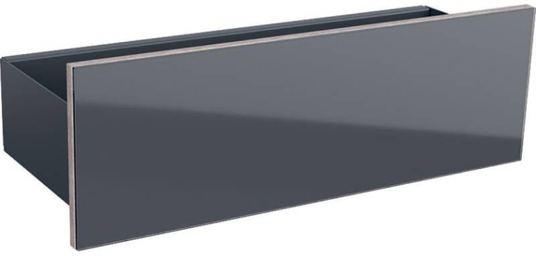 Стенная панель Geberit Acanto 45x16 500.617.JK.2 лавовый матовый