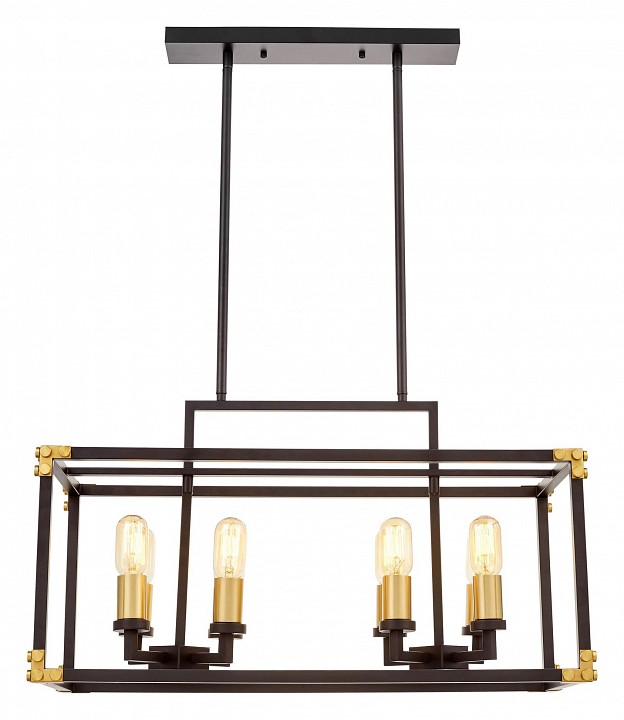 Подвесной светильник LUMINA DECO Waldorf LDP 1140-8 BK+MD