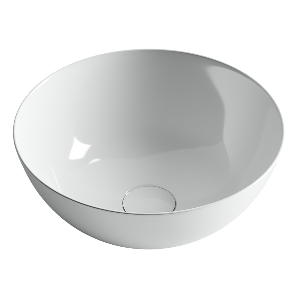 Накладные раковины CERAMICANOVA CN6002 Умывальник чаша накладная круглая Element 358*358*155мм