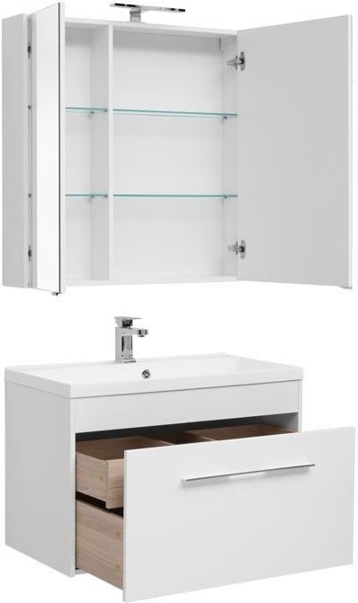 Мебель для ванной Aquanet Августа 90 белый (раковина Нота) 00287684