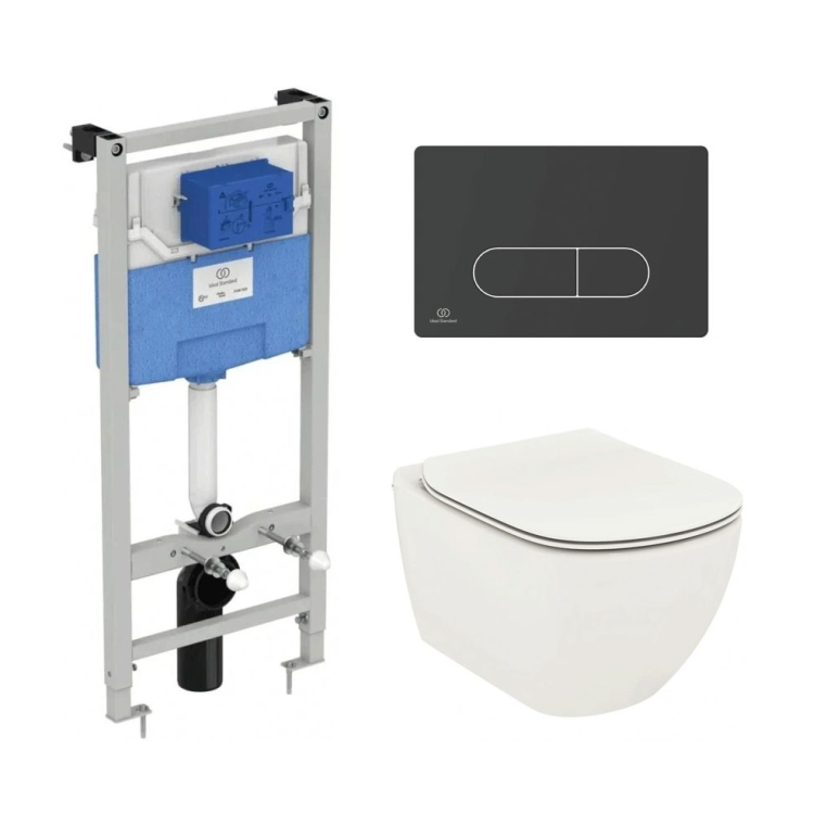 Подвесной унитаз с инсталляцией Ideal Standard T3868V1/115A6
