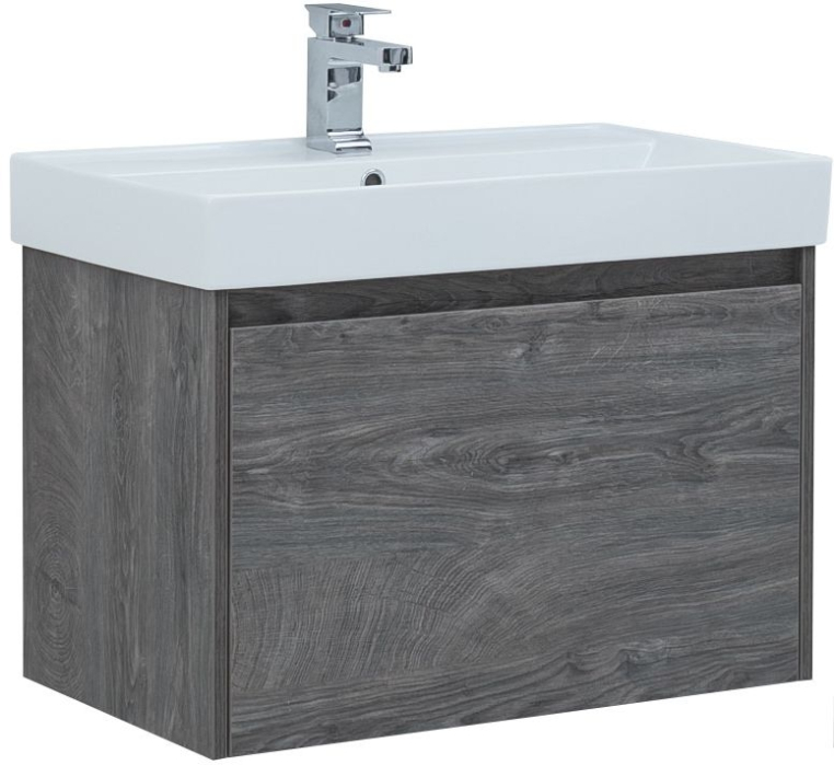 Тумба под раковину Aquanet Nova Lite 75 дуб рошелье (1 ящик) 00242274