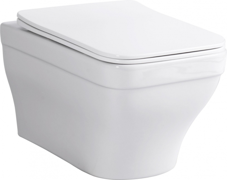 Подвесной унитаз Aquanet Elegant с микролифтом, безободковый Elegant W LX-1163