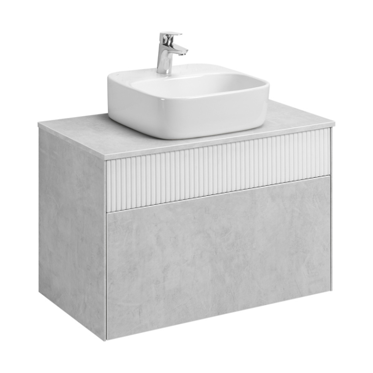 Тумба с раковиной Aquaton Марбл 80 1A2762K0MH4C0