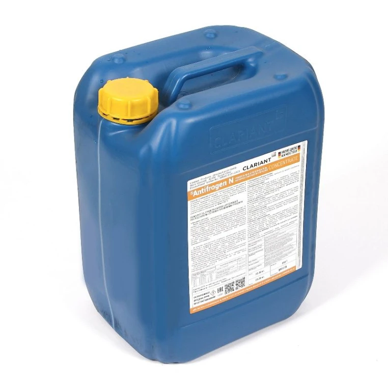Теплоноситель Clariant Antifrogen N этиленгликоль желтый 22кг A 4946