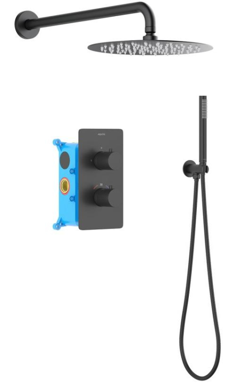 Душевая стойка Aquatek Европа AQ1376MB черный