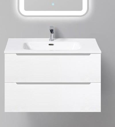 Тумба под раковину BelBagno Etna 80 см ETNA-800-2C-SO-BO-P Bianco Opaco