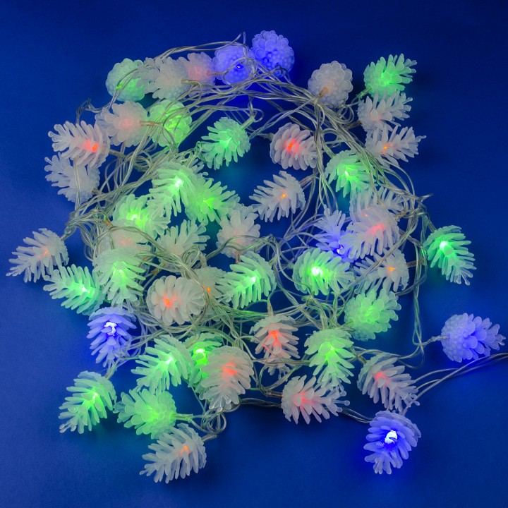 Гирлянда Супернить Uniel ULD-S0500 ULD-S0500-050/DTA MULTI IP20 PINE CONES