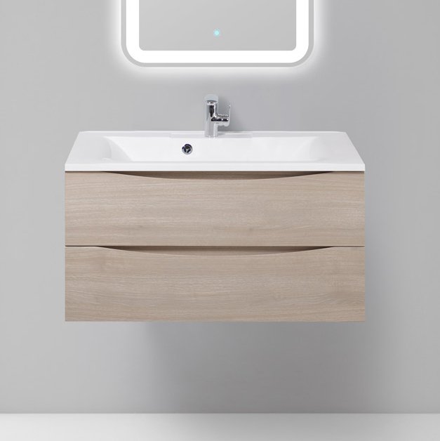 Тумба под раковину BelBagno Marino 90 rovere grigio (MARINO-900-2C-SO-RG-P)