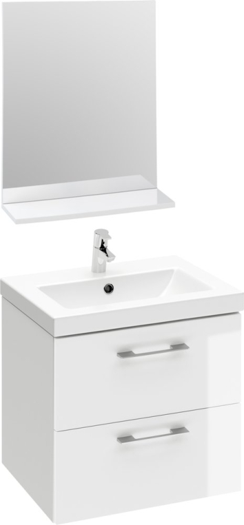 Комплект мебели Cersanit Lara 50 (SB-SZ-LARA-CO50/Wh+S-UM-COM50/1-w+B-LU-MEL)
