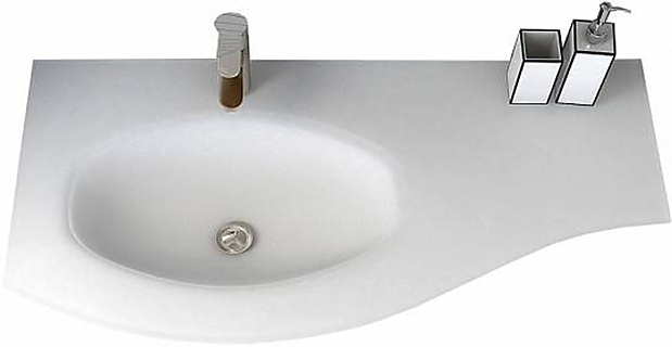 Раковина Cezares Vague 104 см 82409 левая