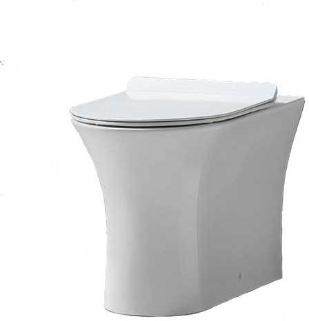Приставной унитаз BelBagno Ancona безободковый BB1224CBR-P