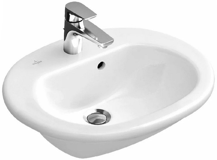 Раковина полувстраиваемая Villeroy & Boch O.novo 54x45 41605501