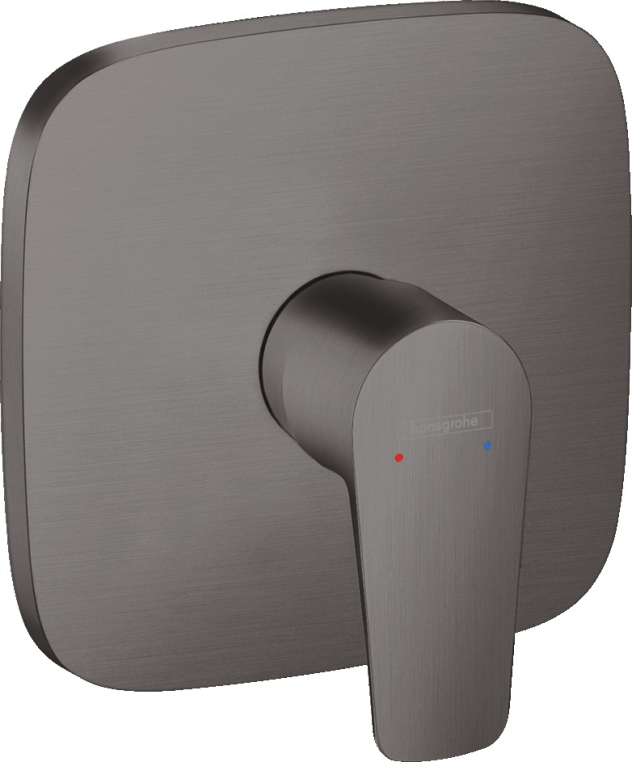 Смеситель для душа Hansgrohe Talis E (внешняя часть) шлифованный, черный хром (71765340)