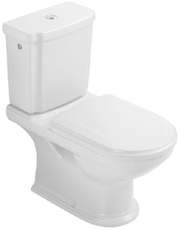 Напольный унитаз Villeroy & Boch Hommage с микролифтом 666210R1+8809S1R1