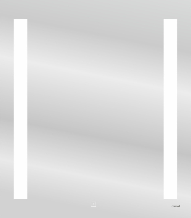 Зеркало Cersanit Led 020 base 70*80, с подсветкой, Сорт1 прямоугольное (KN-LU-LED020*70-b-Os)