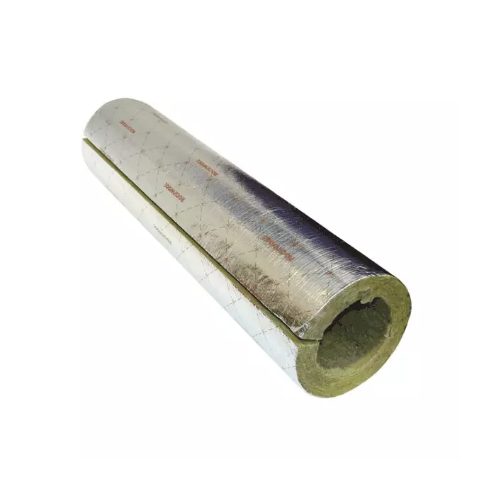 Цилиндр навивной минеральная вата ROCKWOOL 100 кашированный фольгой 60/89 L=1м ROCKWOOL 135285
