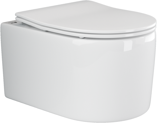 Подвесной унитаз Ceramica Nova Moments с микролифтом, безободковый CN3003