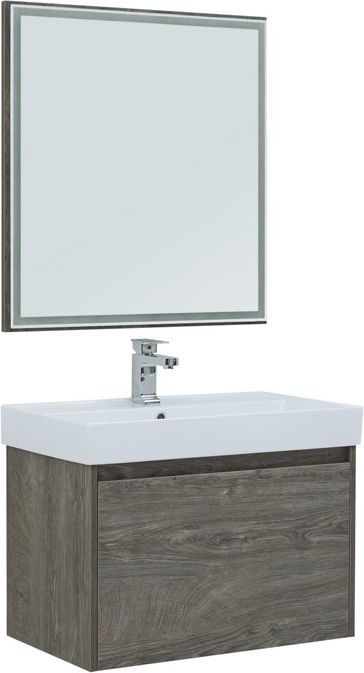 Мебель для ванной Aquanet Nova Lite 75 дуб рошелье (1 ящик) 00242295