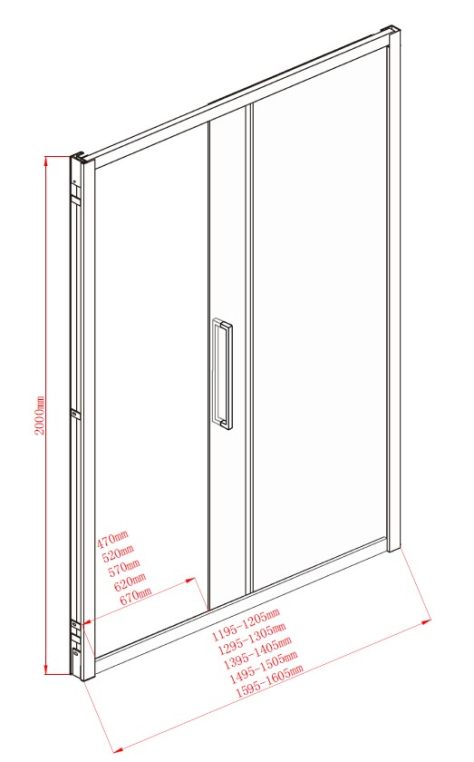 Душевой уголок Aquanet Delta 160x80 NPE1131 1600800