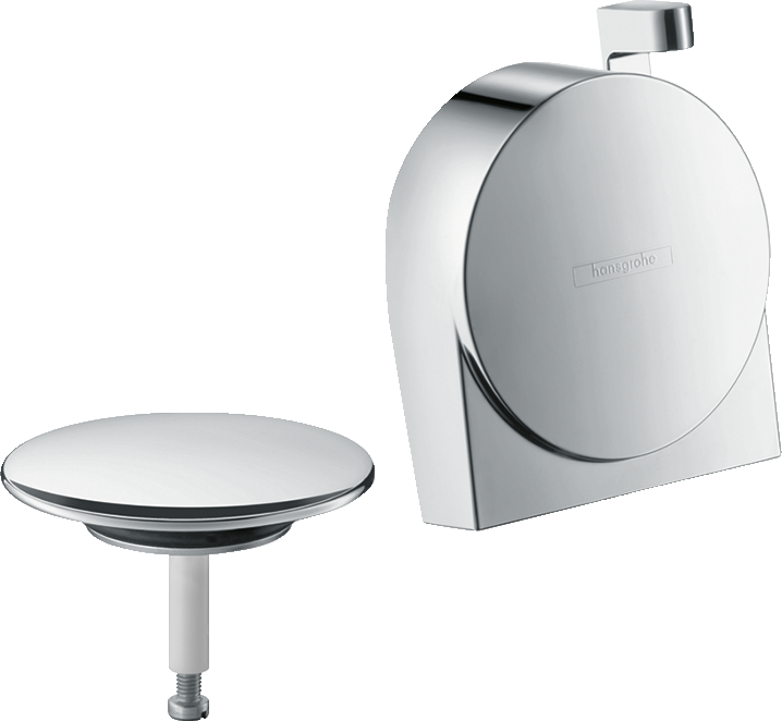 Излив на ванну Hansgrohe Exafill S с набором для слива и перелива (внешняя часть) (58117000)