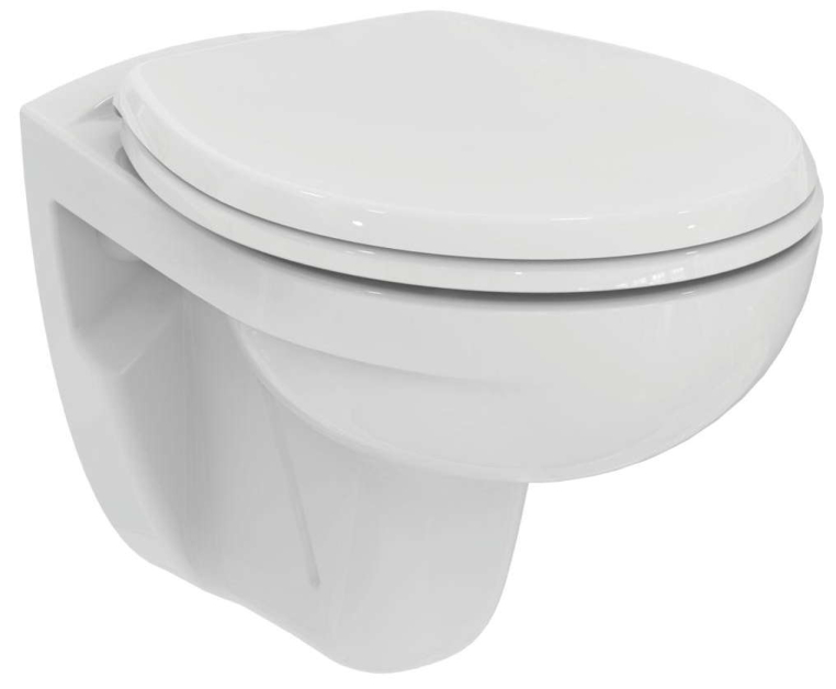 Подвесной унитаз Ideal Standard Eurovit с микролифтом, безободковый K881201