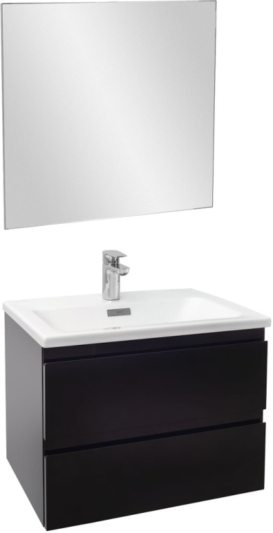 Комплект мебели Jacob Delafon Madeleine 60 черный блестящий (EB2052-J52+EXAF112-00+EB1080-RU)