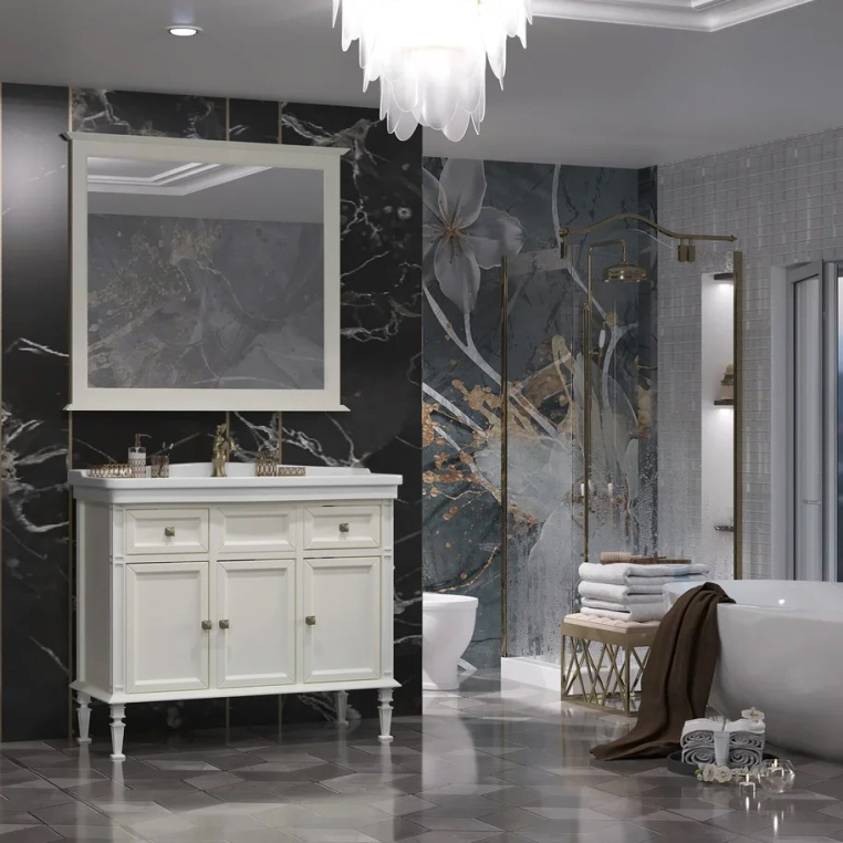 Комплект мебели Opadiris Кантара 105 cлоновая кость (00-00003690+21360+00-00003717)