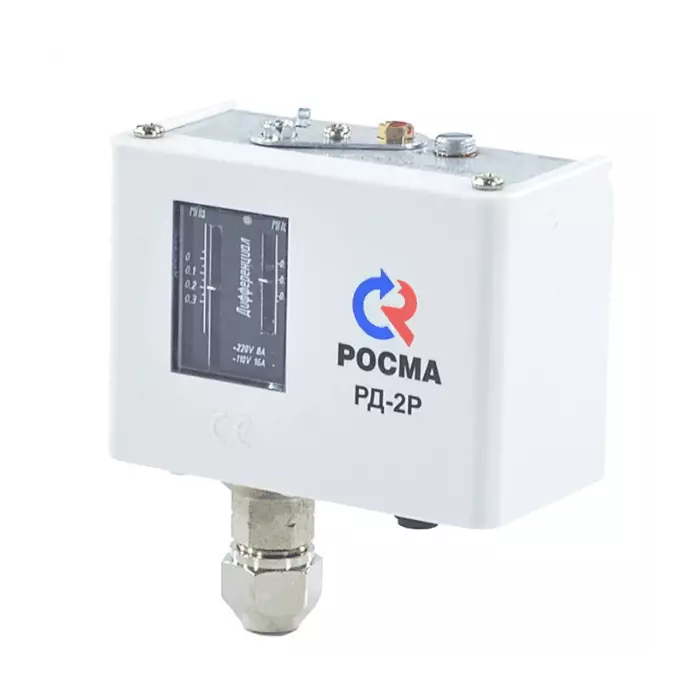 Реле давления РД-2Р -0.2-8бар G1/2" IP44 110C Росма 00000024000