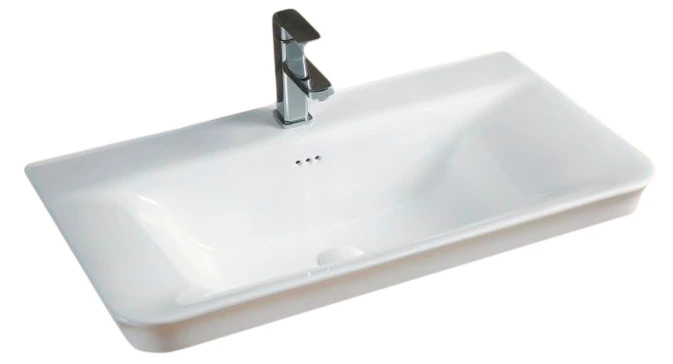 Раковина Gid NYJ851-60 71146 встраиваемая сверху белая 61x47x20.5