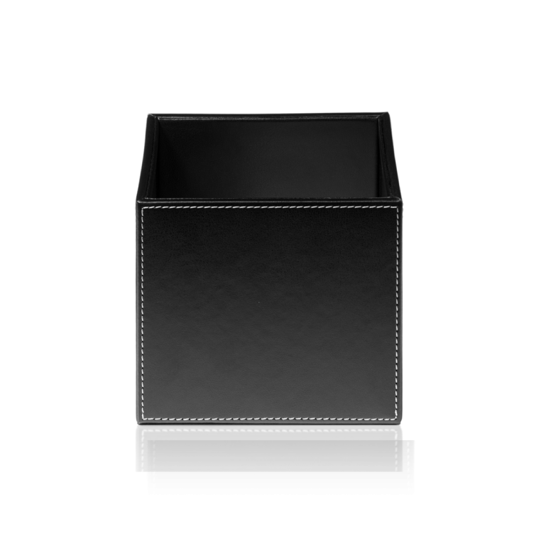 Универсальная коробка Decor Walther 0930860 - BROWNIE BOD1  Имитация кожи черная