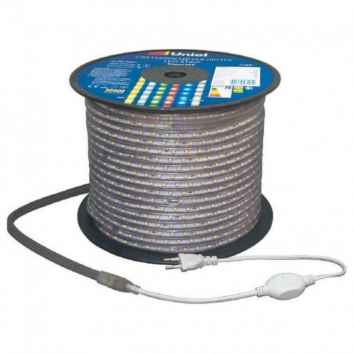 Лента светодиодная Uniel ULS-5050-60LED/m-16mm-IP67-220V-14,4W/m-50M-RGB 10803