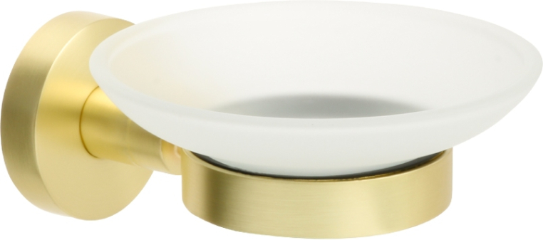Мыльница стекло золото-сатин Fixsen Comfort Gold FX-87008