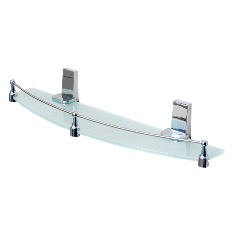Полка WasserKraft Lopau K-6044 стеклянная с бортиком