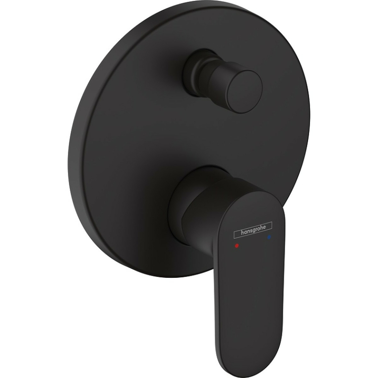 Cмеситель для ванны Hansgrohe Vernis Blend 71466670 (внешняя часть) матовый черный