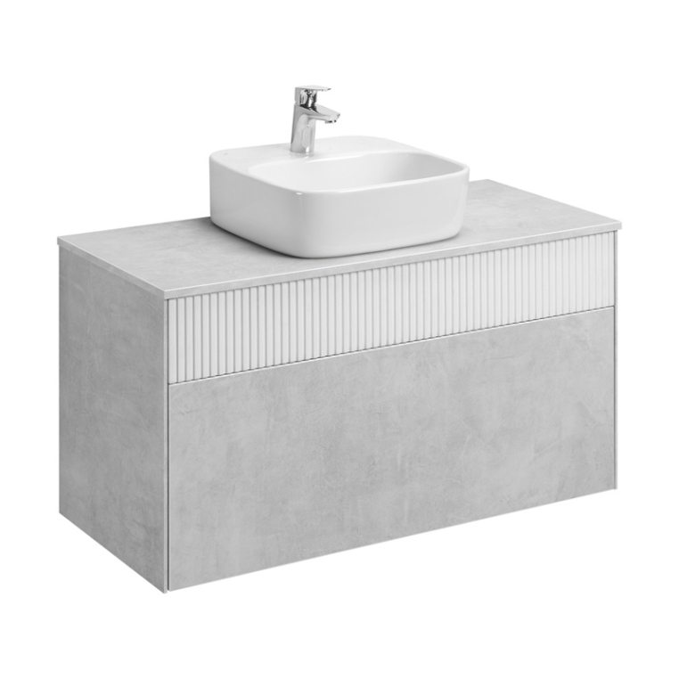 Тумба с раковиной Aquaton Марбл 100 1A2763K0MH4C0