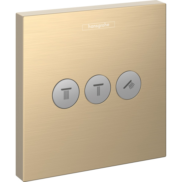 Переключатель потоков Hansgrohe Select 15764140 бронза