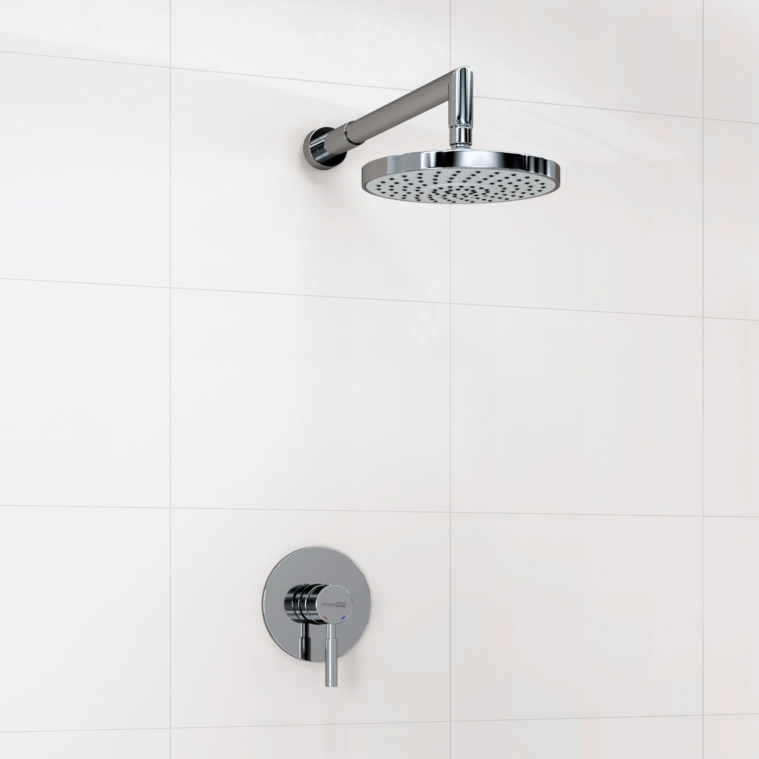 A12429 Встраиваемый комплект для душа с верхней душевой насадкой