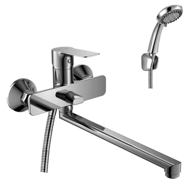 Смеситель для ванны Rossinka RS27-33 универсальный