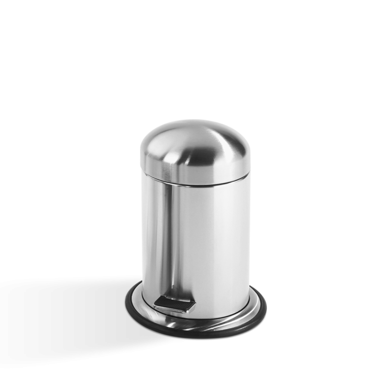 Ведро с педалью Decor Walther 0608176 - TE 30 в сталь матовая