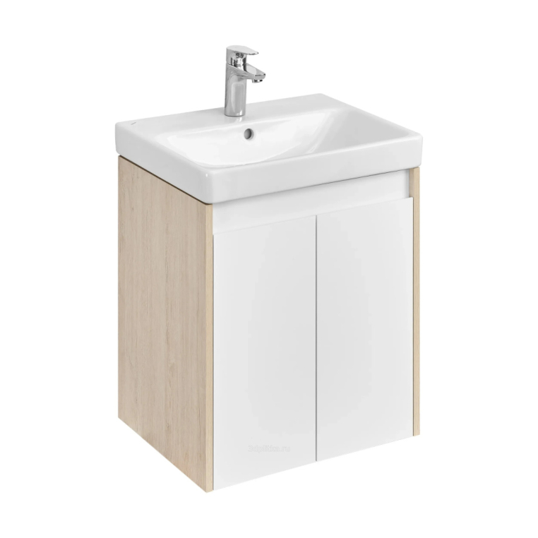 Тумба с раковиной Aquaton Сканди Doors 55 1A2788K0SDB20