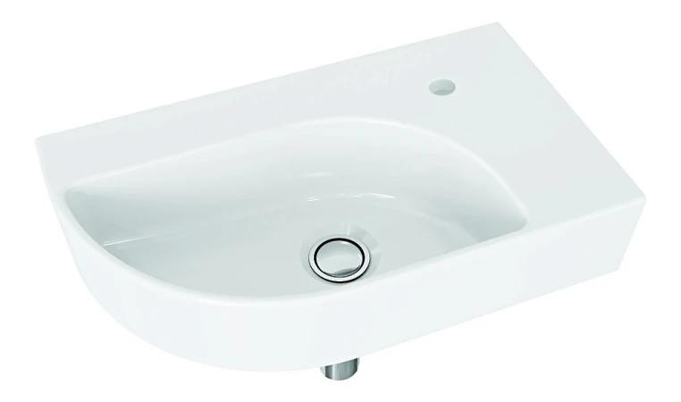 Раковина Cersanit Cameo 45, 1 отв., белый, Сорт1 прямоугольная (S-UM-CAM45/1-w)