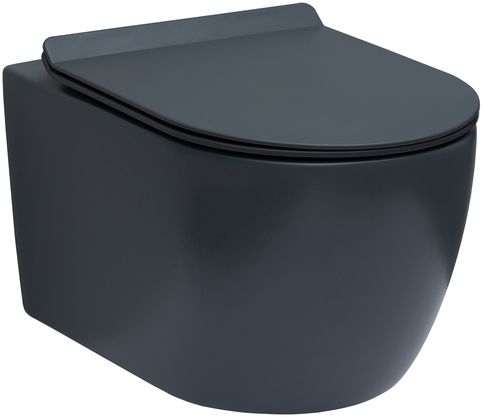 Подвесной унитаз Aquanet Cetus с микролифтом, безободковый CETUS-GW BL-102N-WHT