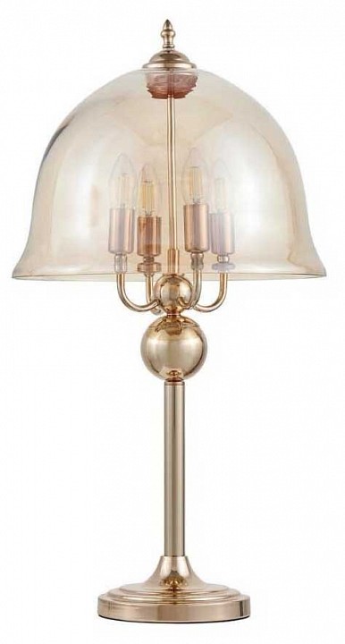Настольная лампа декоративная LUMINA DECO Helmetti LDT 6821-4 GD