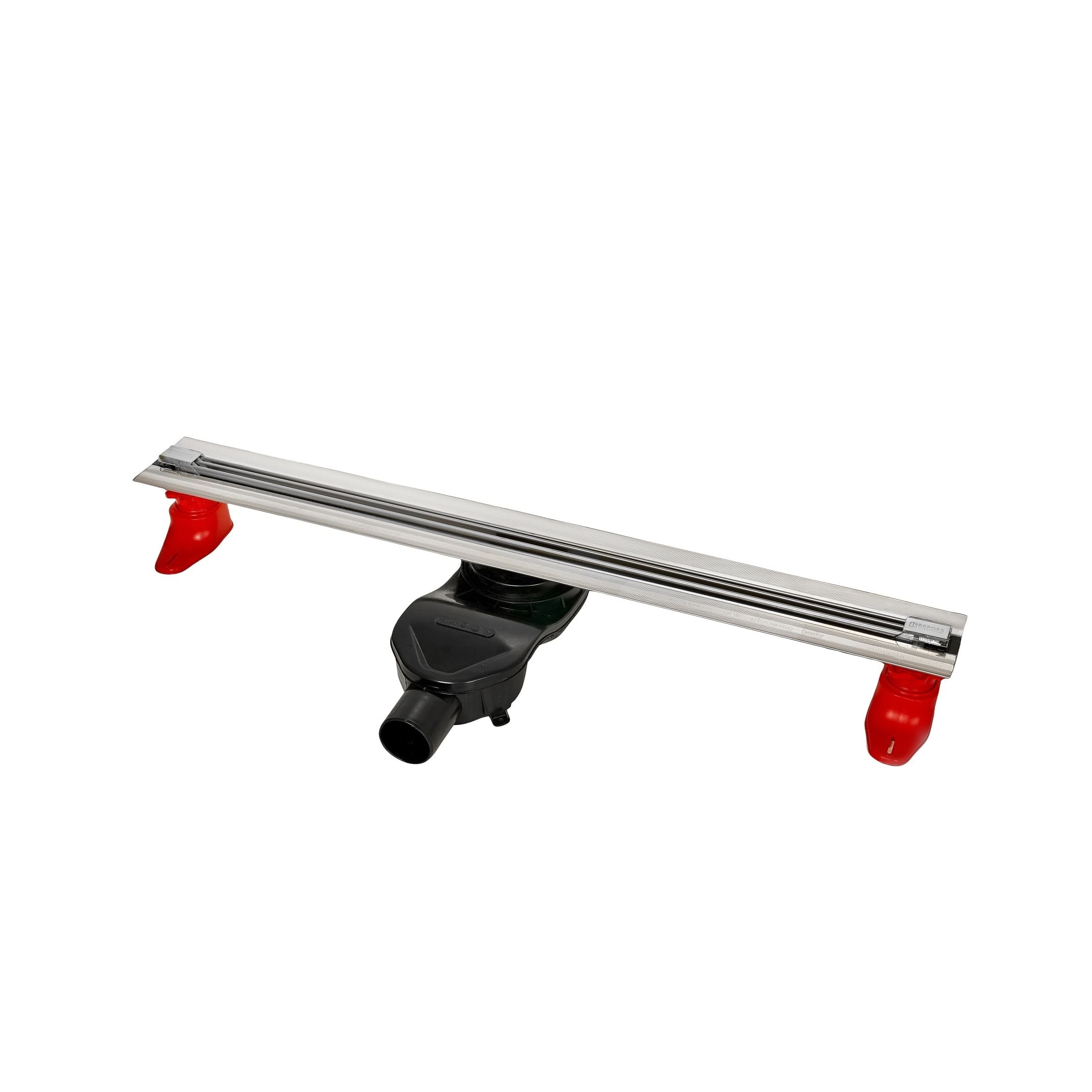 Желоб BERGES водосток SUPER Slim 500, хром глянец, S-сифон D50 H60 боковой