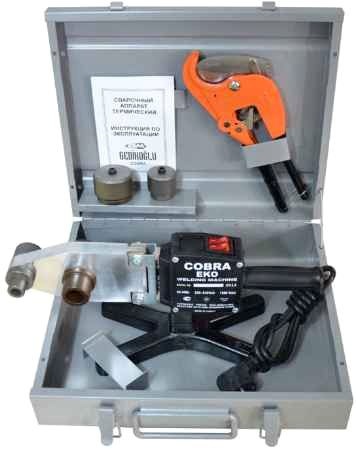 GM 0002 GM Cobra Eko 20-40(63), 1500W Свар. Аппарат + комплект матриц (20-40 мм) в ящике (65489397)