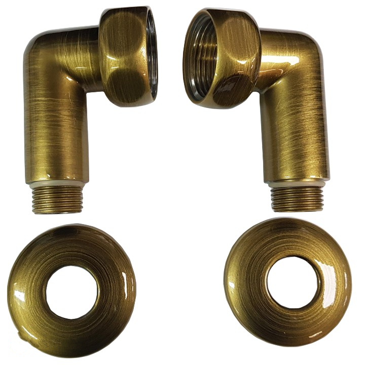 Угловое соединение Terminus 1" x 3/4" г/ш (бронза) 2шт (741SCH1005 бронза)